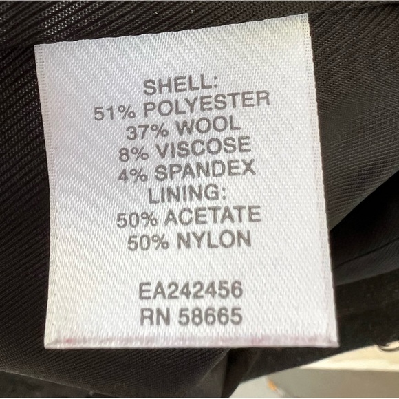 Classiques Entier Atelier | Grey Wool Blend Pleated Ruffle Trim Jacket size 10 - Picture 10 of 10